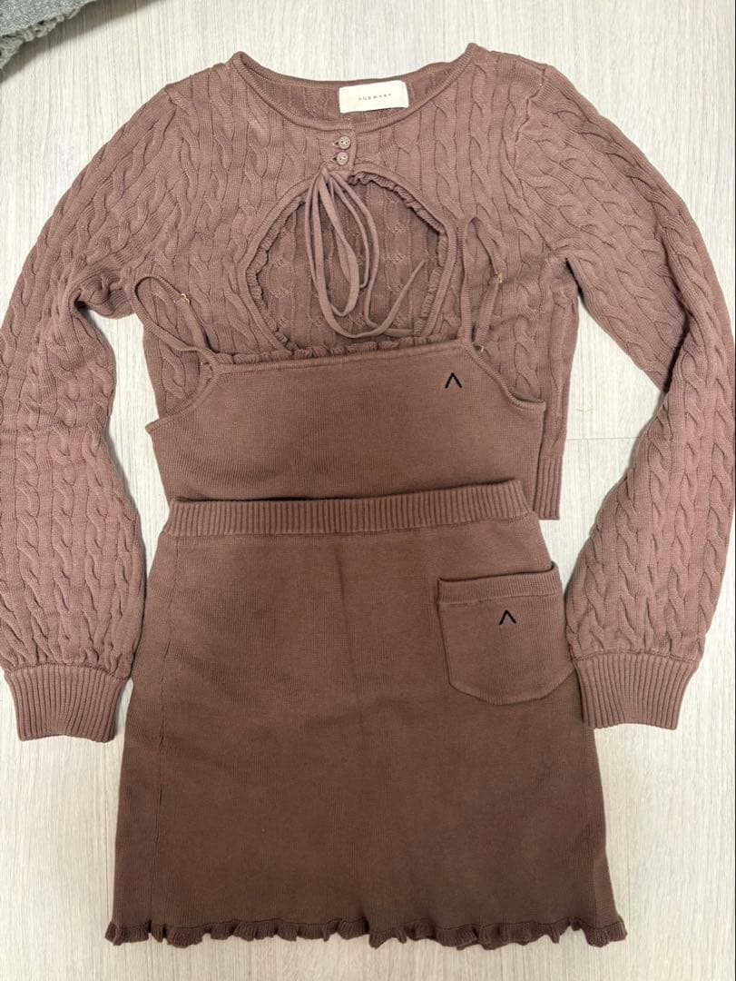 トップス andmary Emma ribbon set up