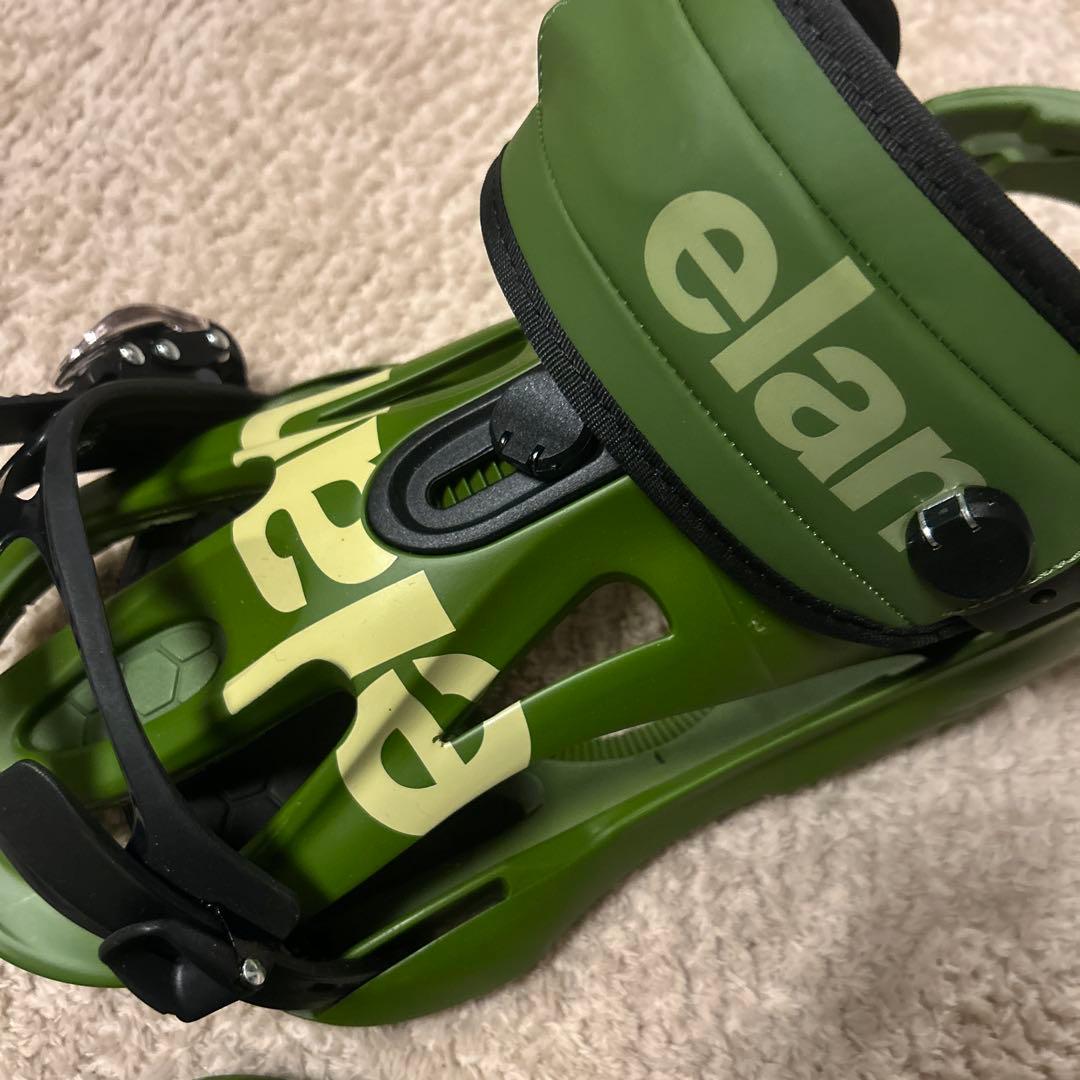 elan xenon スノーボードビンディング グリーン　サイズL