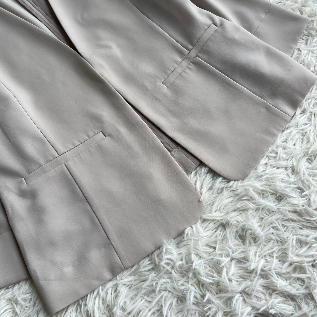 【美品】 ナチュラルビューティーベーシック ノーカラーセットアップ L