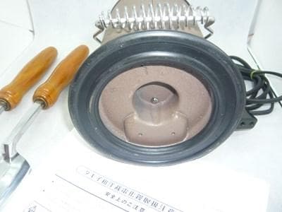 未使用品　タキイ和裁電化鏝　和裁コテ　和裁こて　タキイ製　鏝２本付