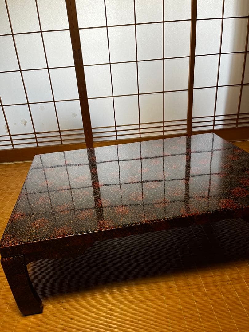 津軽塗り　座卓　テーブル（直接受け渡し可）