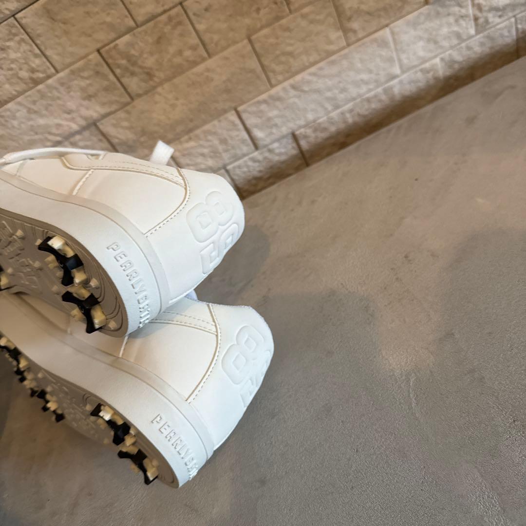 PEARLY GATES ホワイト ゴルフシューズ