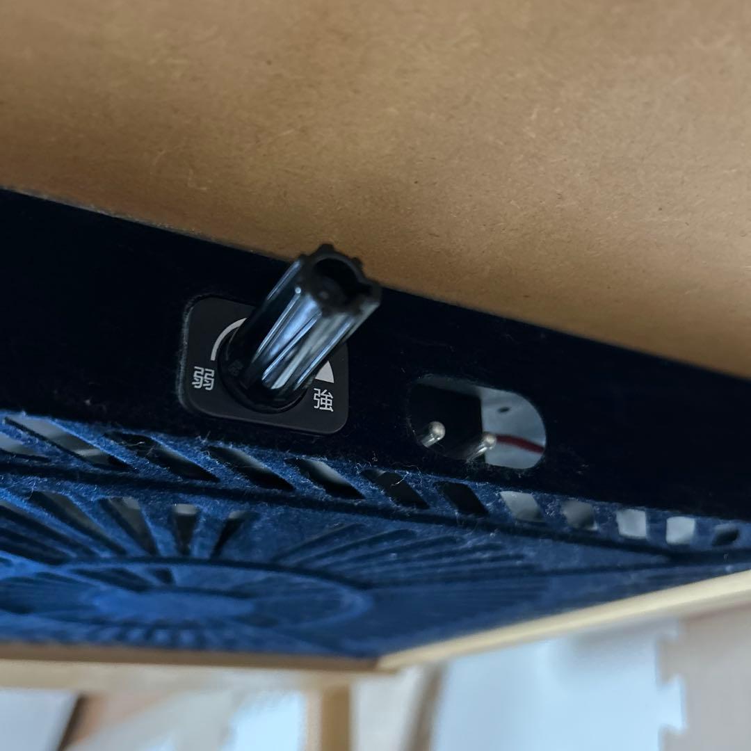 ニトリ　こたつテーブル　楕円形　ライトブラウン　120×80cm