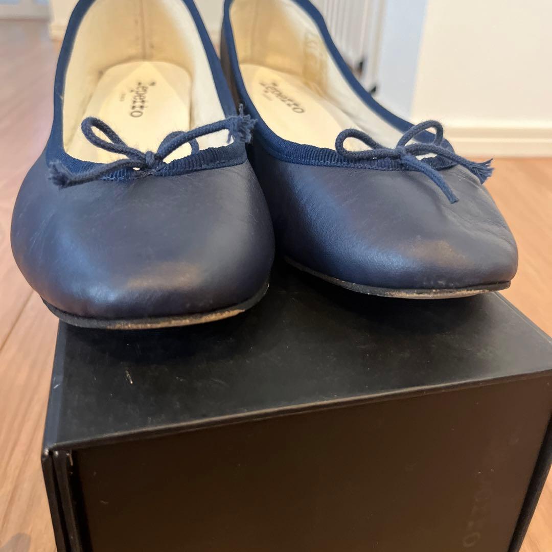 repetto バエレシューズ　ネイビー　37.5