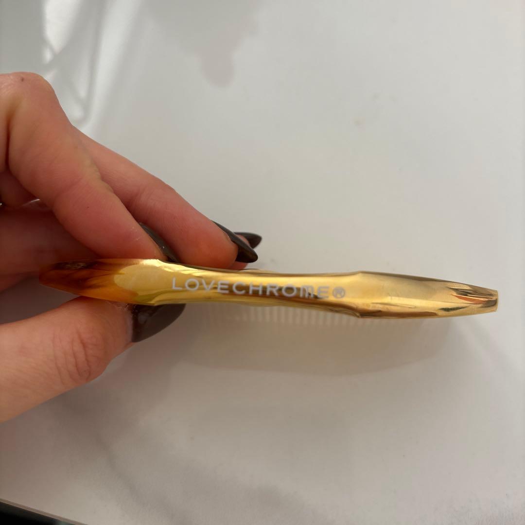 ゴールド ヘアコーム ラブクロム 箱入り