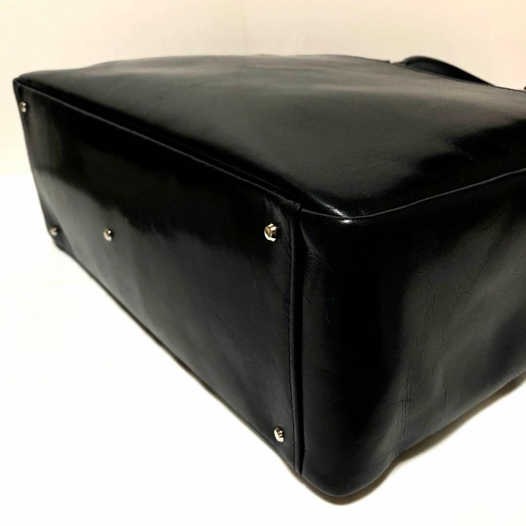 未使用級✨ ポーター クラーク トートバッグ L 黒 オールレザー 吉田カバン