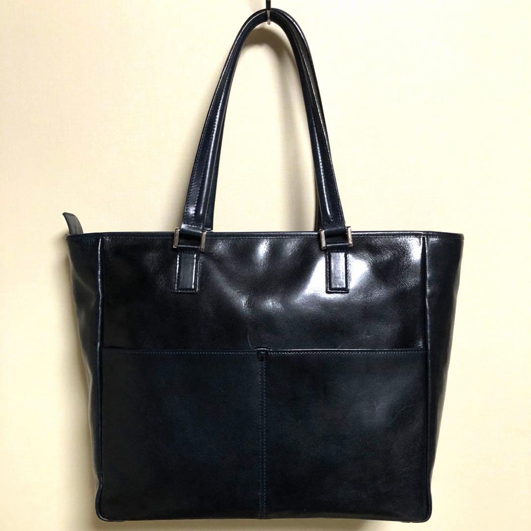 未使用級✨ ポーター クラーク トートバッグ L 黒 オールレザー 吉田カバン