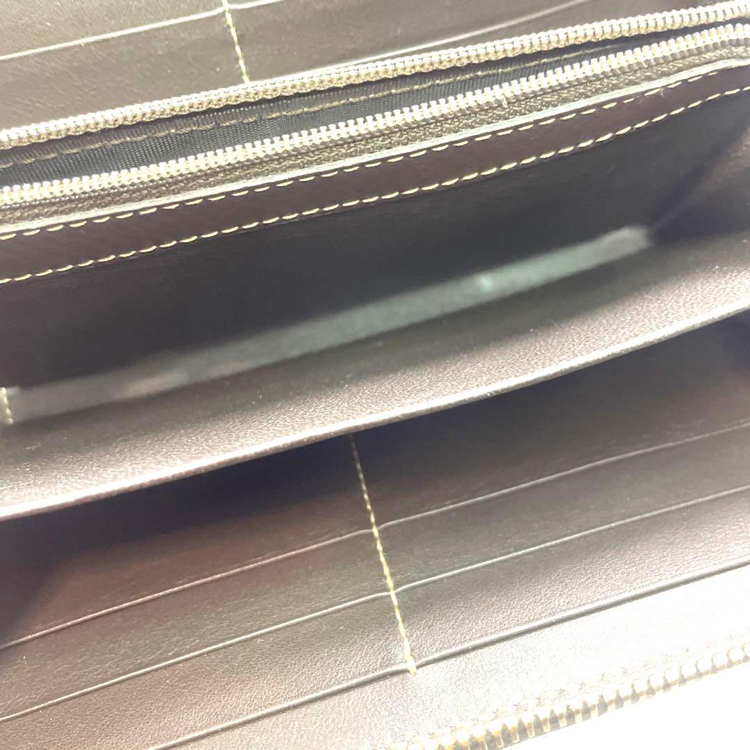 GUCCI グッチ　長財布　シェリーライン　リボン　　GG柄　ラウンドファスナー