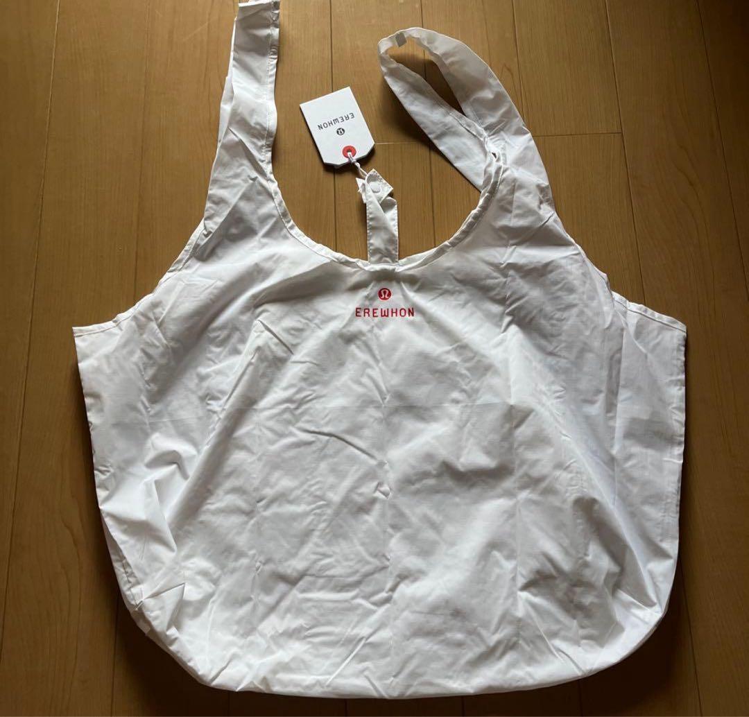 希少 完売品 erewhon✖️lululemon 店舗限定 エコバッグ 白