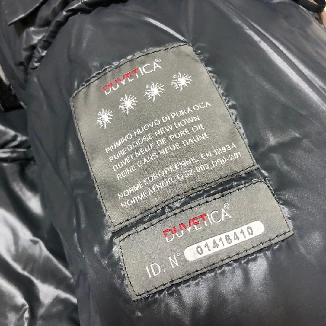 デュベティカ　ダウンコート　デネブ　3WAY　リブ　ラクーンファー　キャメル