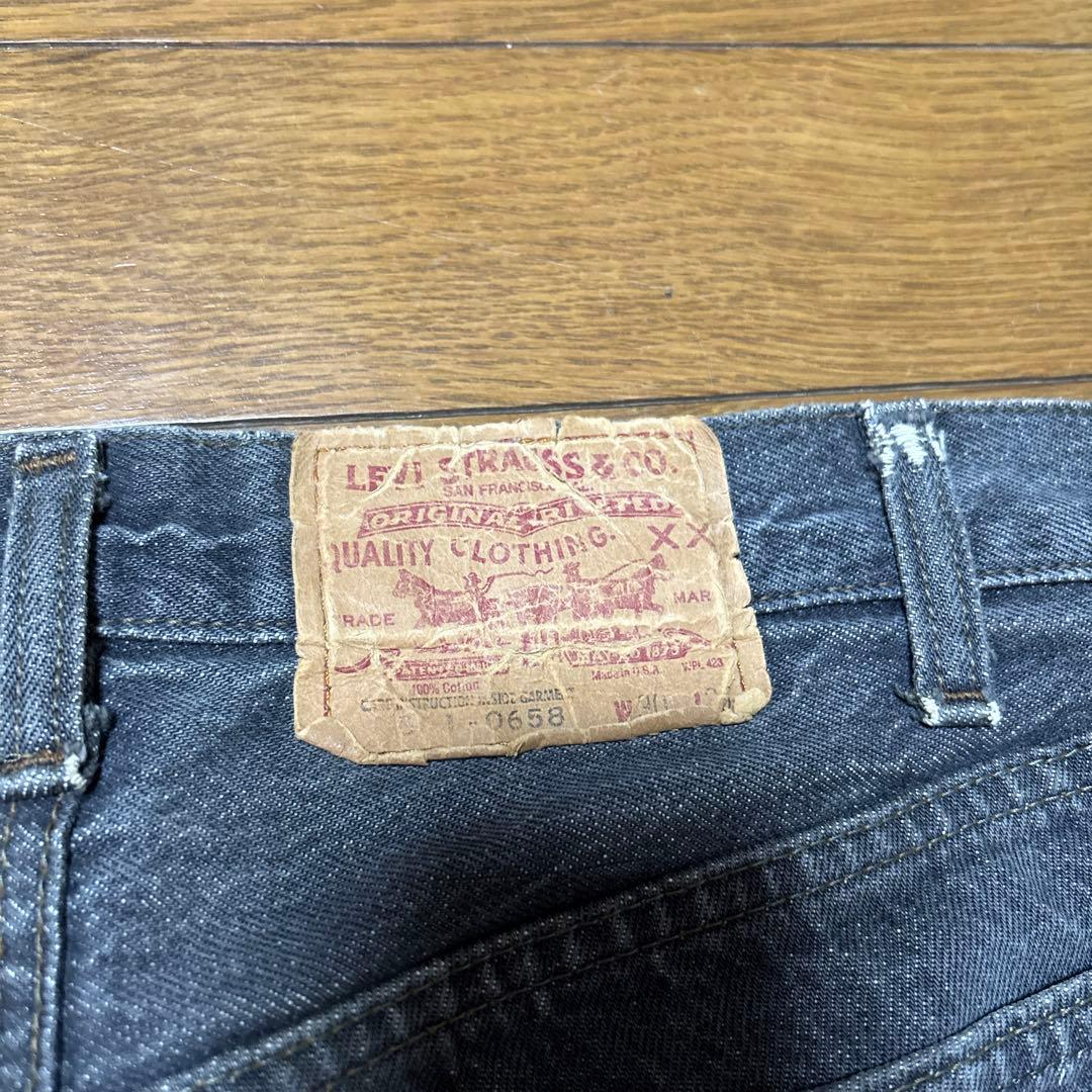 Levi's リーバイス　501-0658 先染めブラック 80s usa製