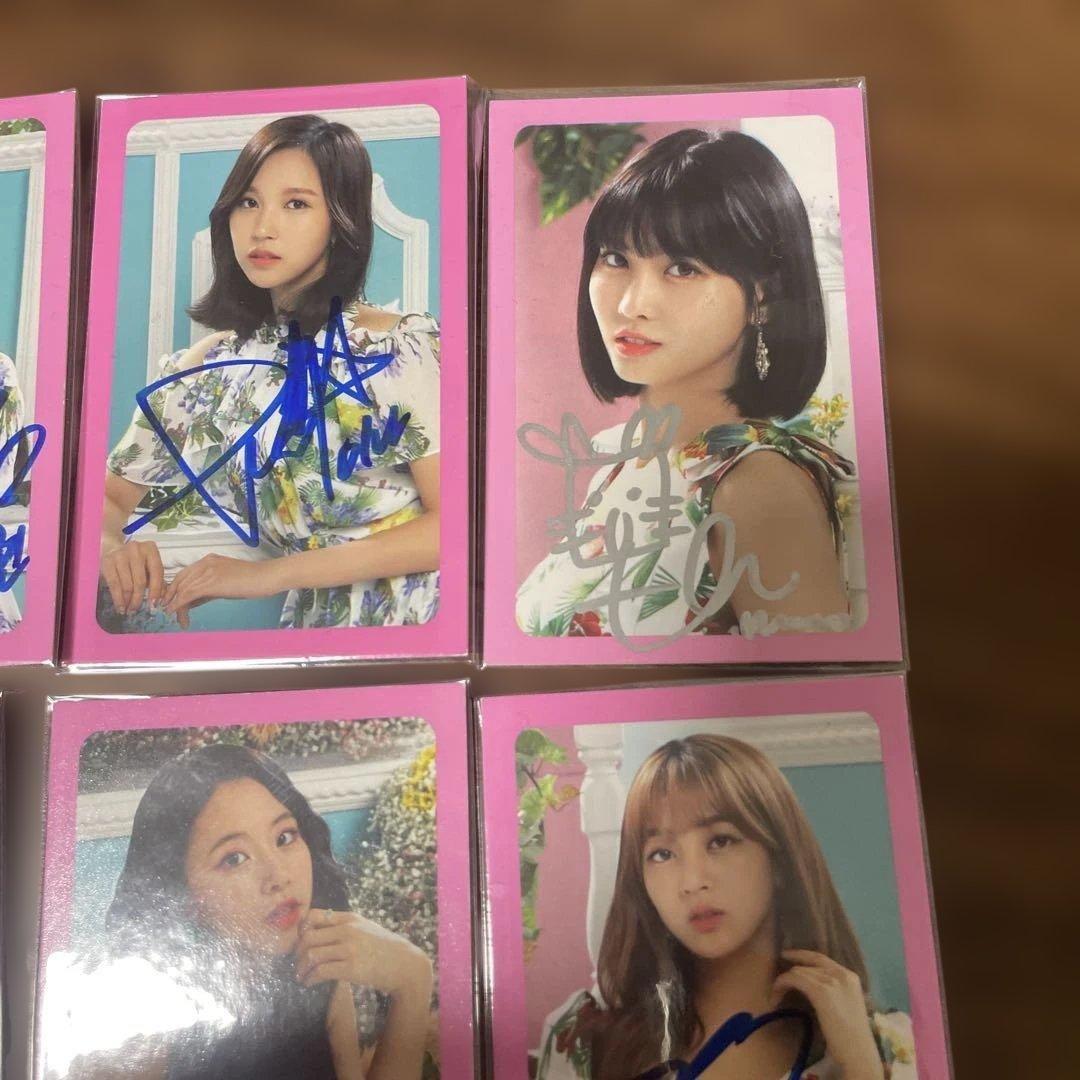 twice 直筆サインカード　６枚セット