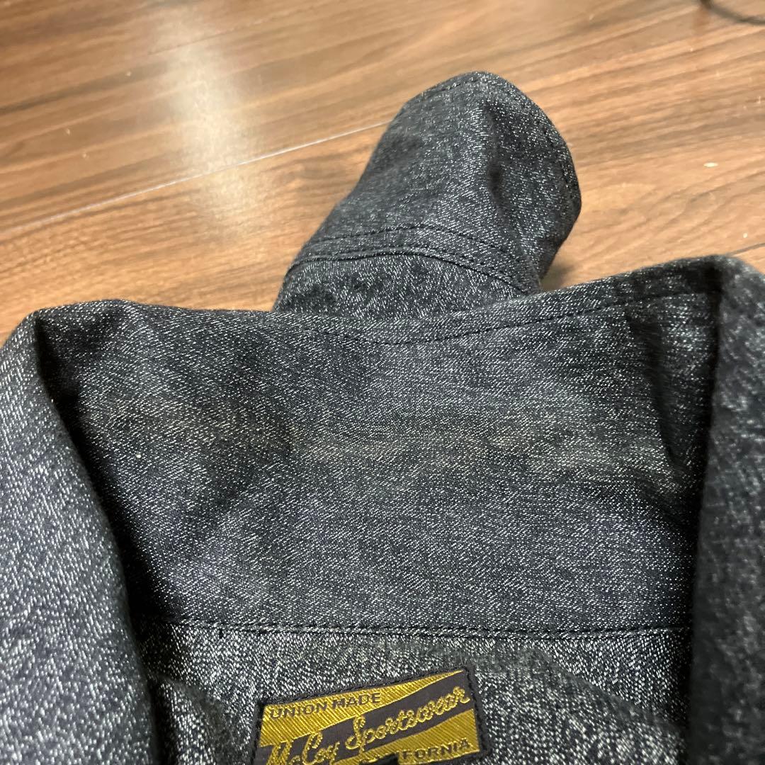 リアルマッコイズ　マッコイスポーツウエア　ワッペンジャケット　ブラック　38