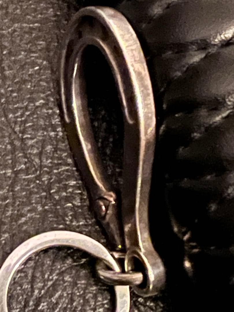 カスタムシルバーショップROADキーフック　シルバー925 xブラスUS key