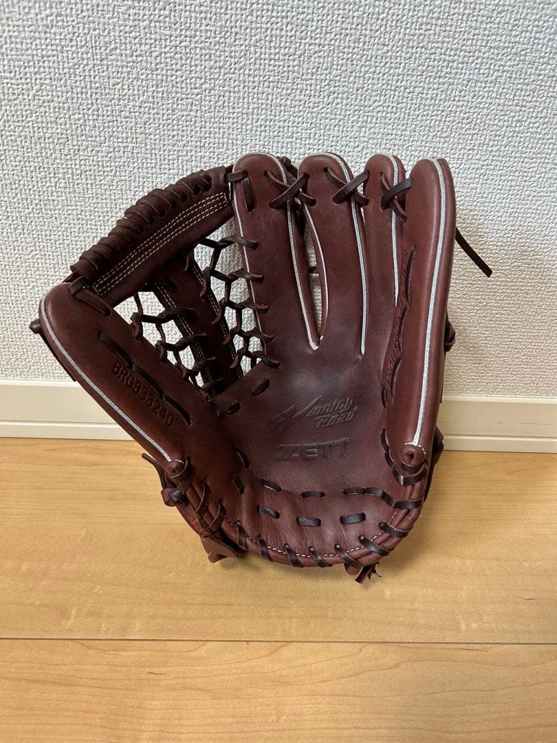 ZETT Wandit Road ブラウン 大人　軟式　外野用グローブ