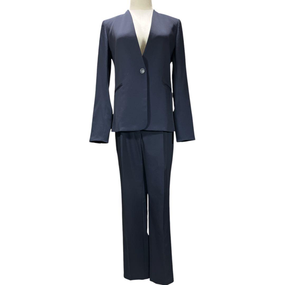 美品 PLST プラステ コンフォートリュクスパンツ スーツ セットアップ SM