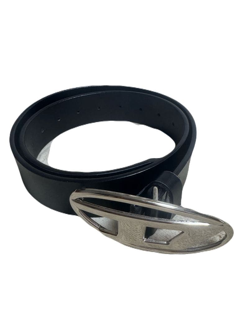 DIESEL 本革 ベルト ブラック