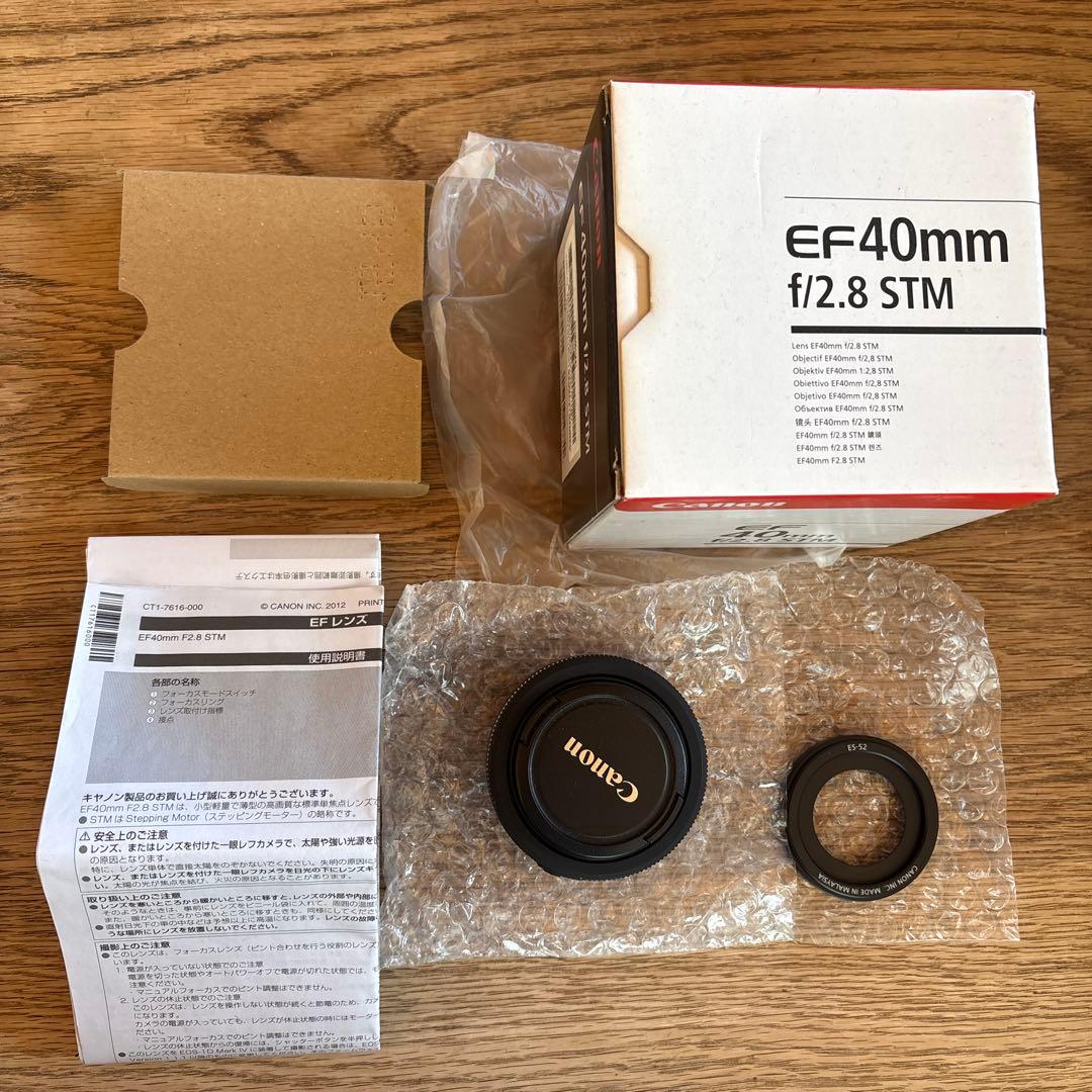 Canon EF40mm f/2.8 STM レンズ