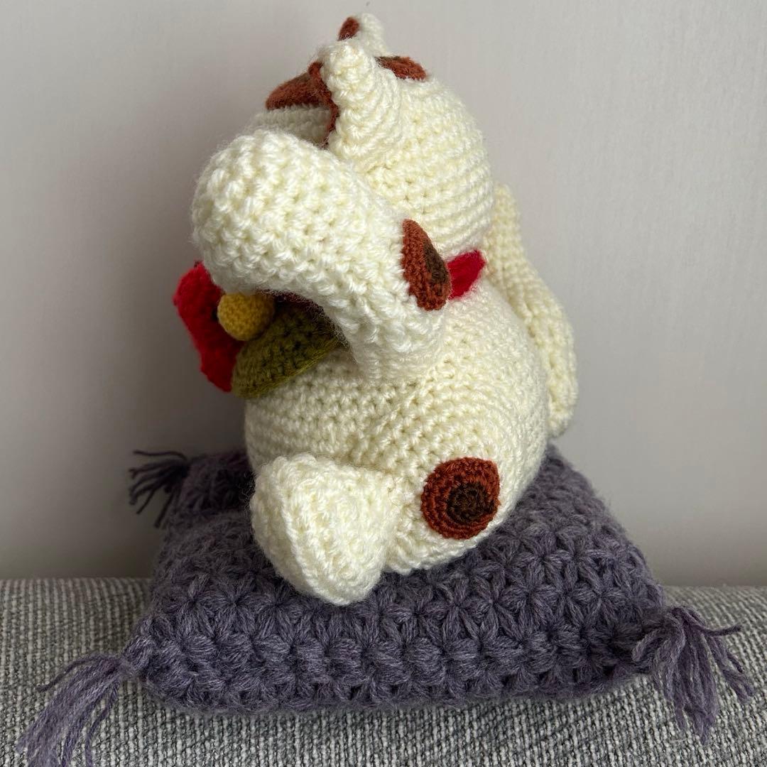 招き猫のあみぐるみ　特大