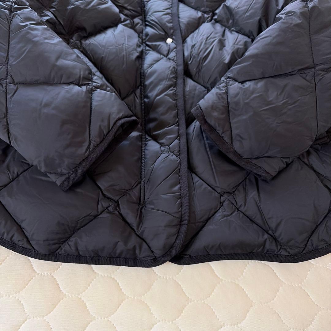 【極美品】アーバンリサーチドアーズ　ライトダウンキルトショートブルゾン ブラック