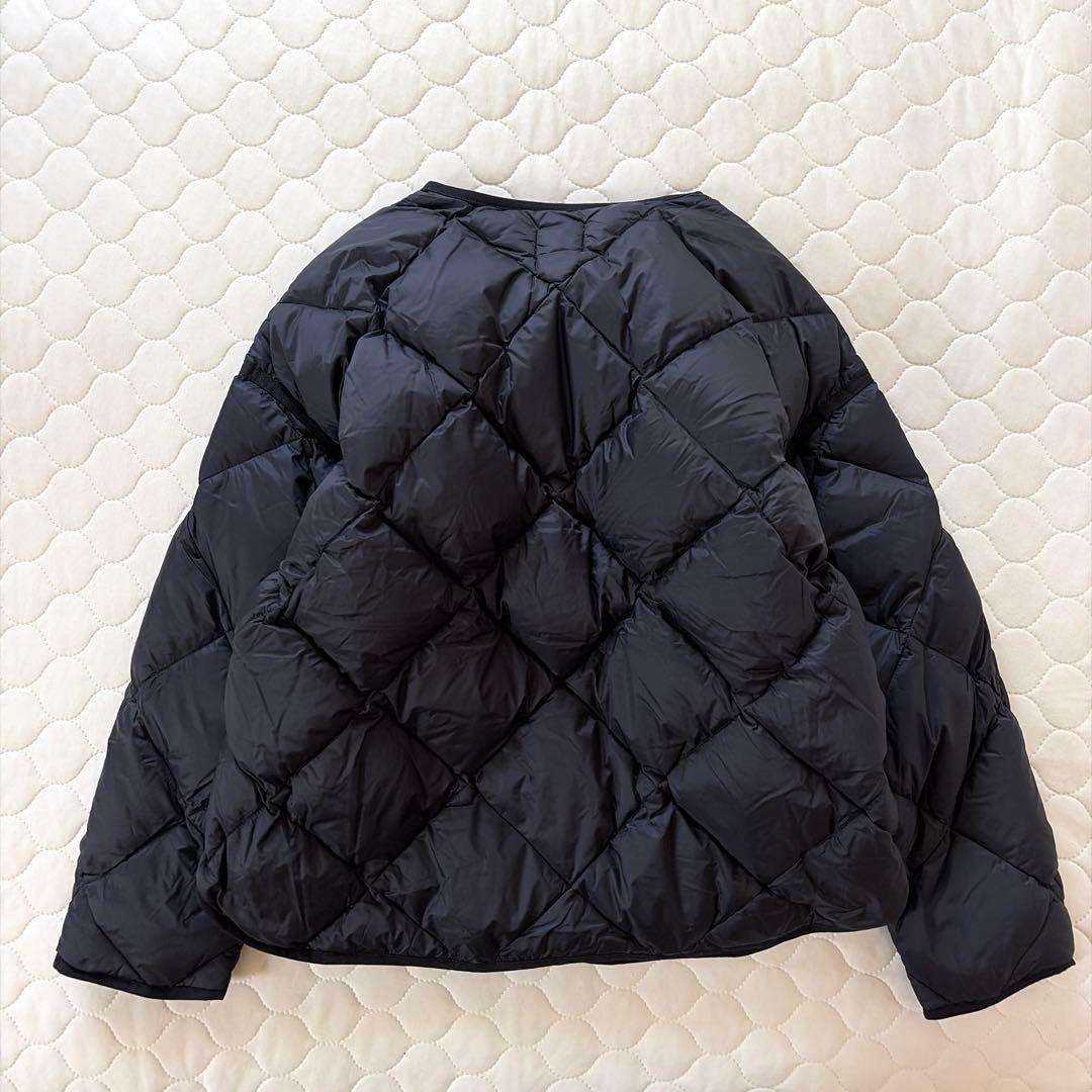 【極美品】アーバンリサーチドアーズ　ライトダウンキルトショートブルゾン ブラック