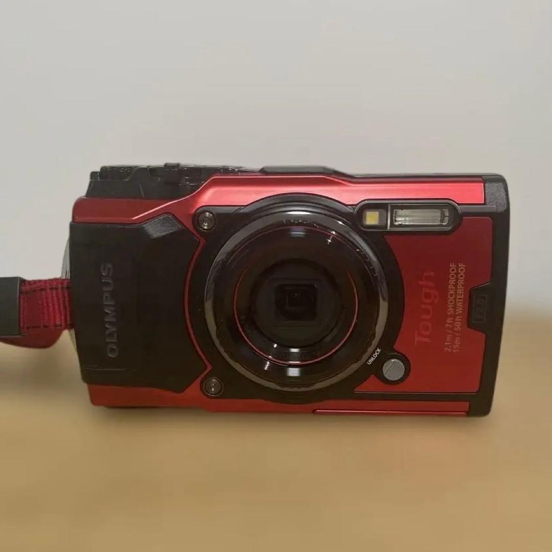 OLYMPUS Tough TG-6 レッド オリンパス　デジカメ