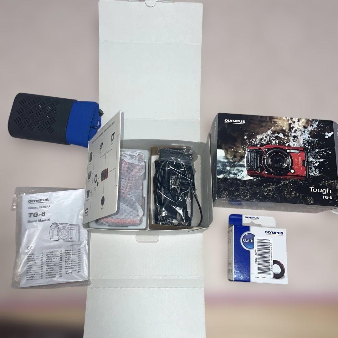 OLYMPUS Tough TG-6 レッド オリンパス　デジカメ