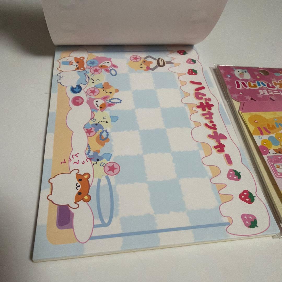 サンエックス 2000年 ハムハムゲーセン　メモ帳　ハムスター　レターセット
