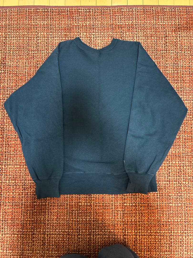 即購入可能❗️90s champion リバースウィーブ　ブラック　黒　無地　目無