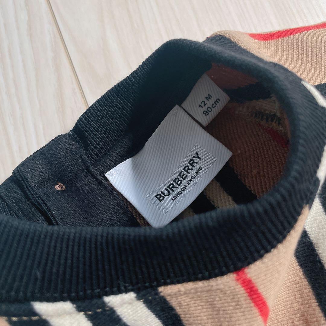 メ*べ様 Burberry ストライプ　ワンピース　ベビー　キッズ　バーバリー