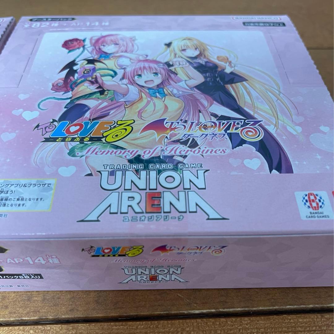 【テープ付、未開封】UNION ARENA ユニアリ ToLOVEる 2BOX