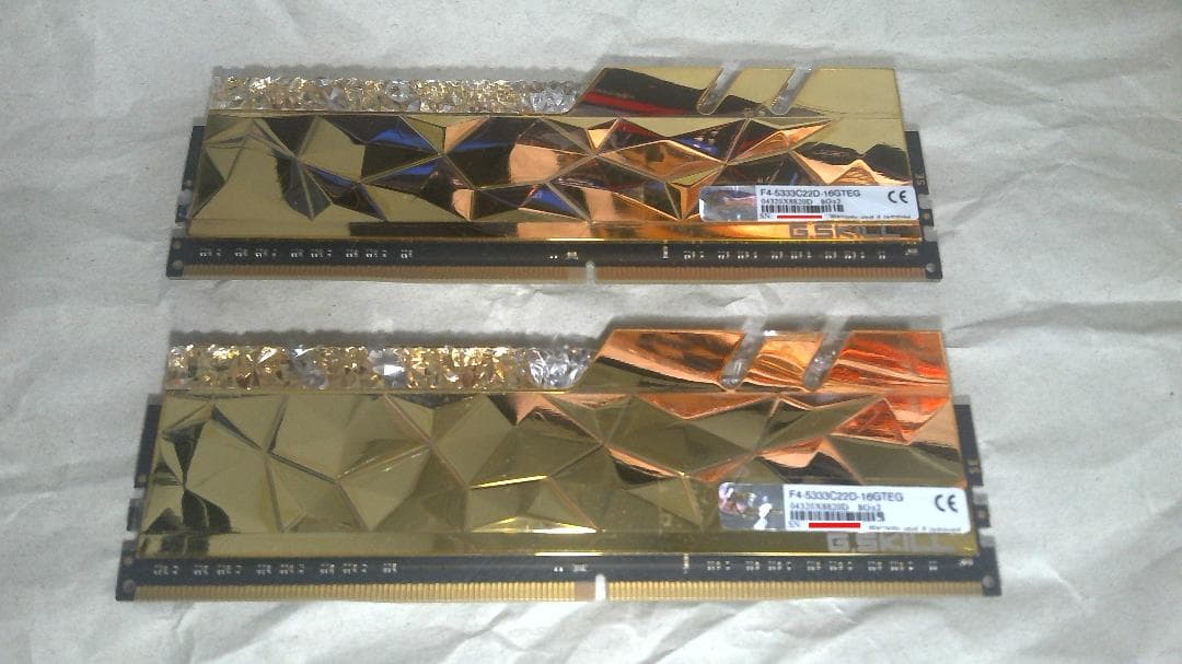 G.SKILL F4-5333C22D-16GTEG DDR4 メモリ 16GB