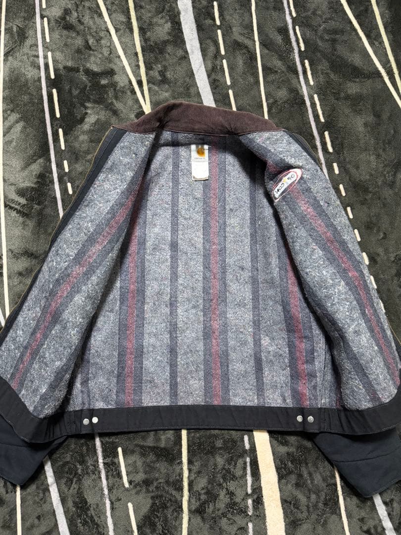 USA製 カーハート デトロイトジャケット ブラック J01 BLK