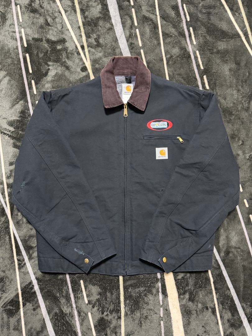 USA製 カーハート デトロイトジャケット ブラック J01 BLK