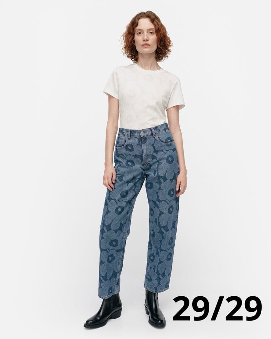 マリメッコ デニム ジーンズ　マリデニム　marimekko unikko 29