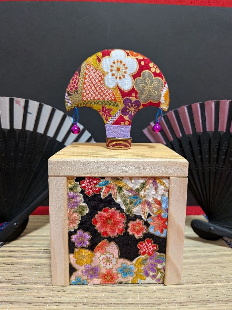 「ミニ！」小さくても 高級:無垢ヒバ柾目（枕）なんちゃって流〜投扇興セット。