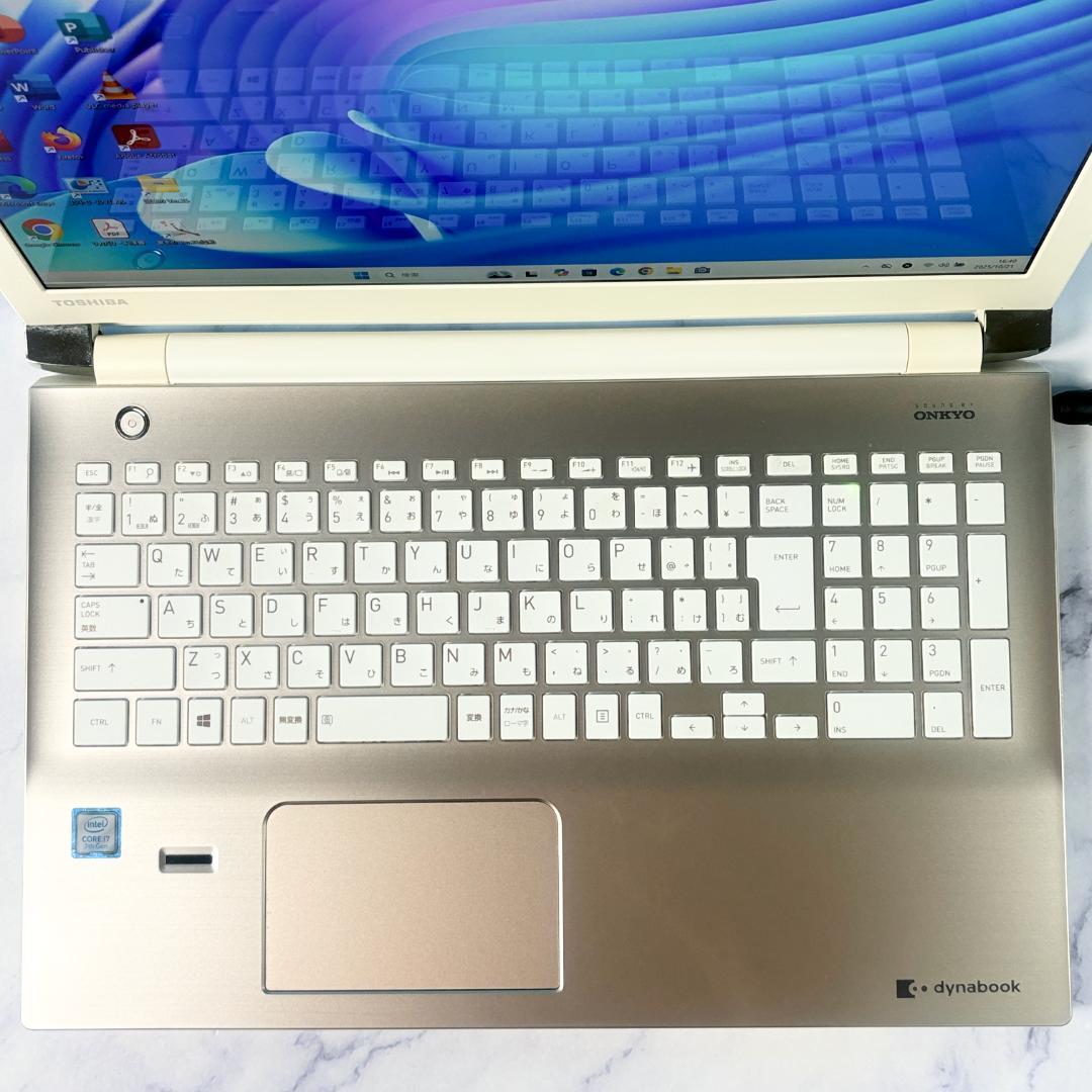 Corei7・16GB・SSD・ブルーレイ・指紋認証・ノートパソコン・Win11