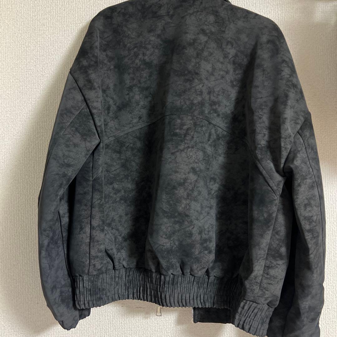 yolo スエード風 ブラック ボンバージャケット