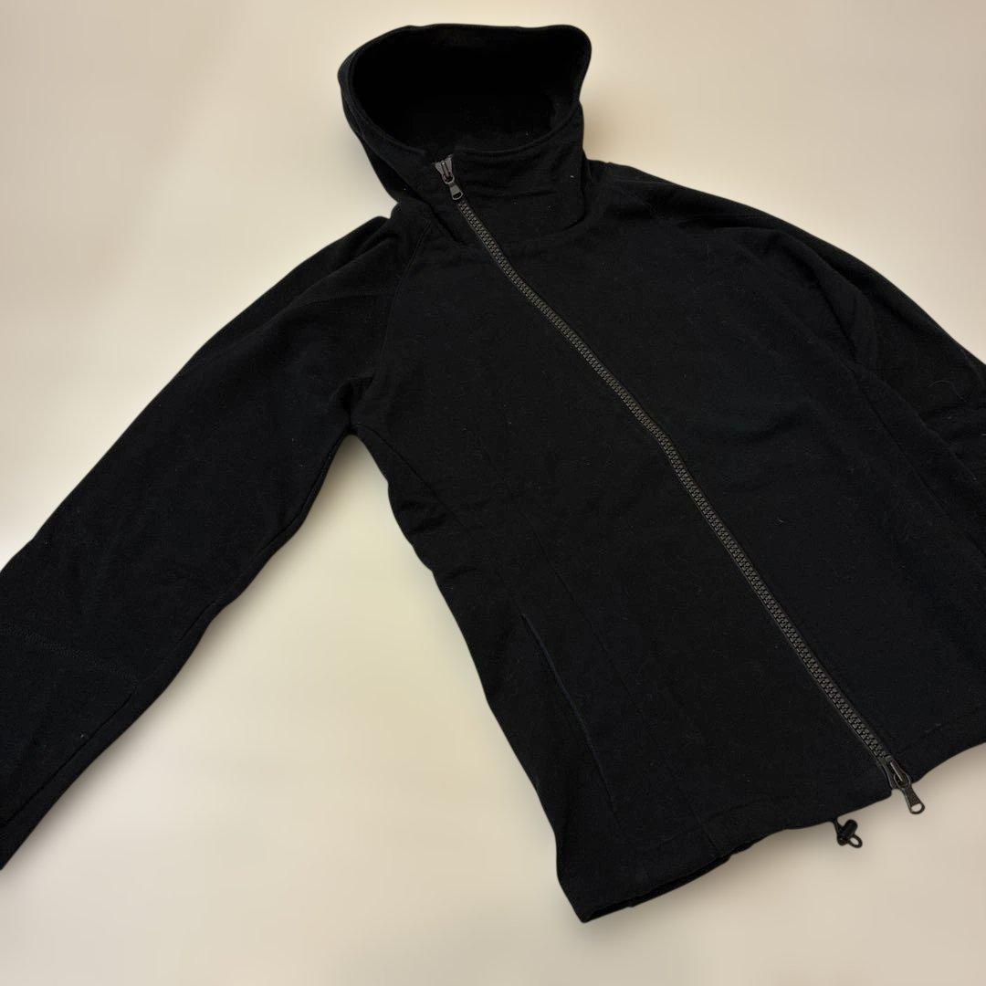 美品 日本製 ripvanwinkle ライダース パーカー ブラック 4