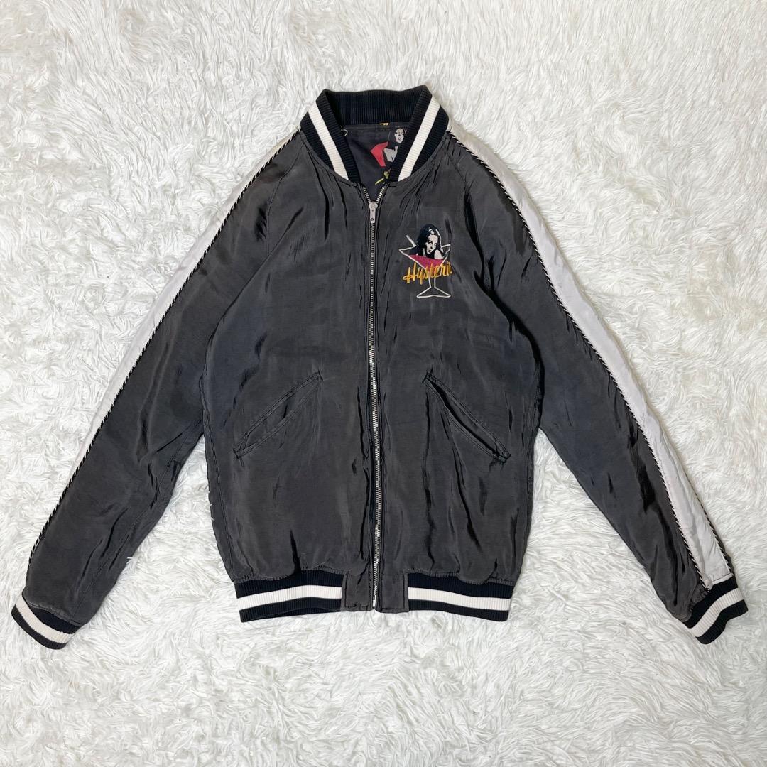 専用！！ヒステリックグラマー スカジャン リバーシブル ヒスガール 刺繍 ブラッ