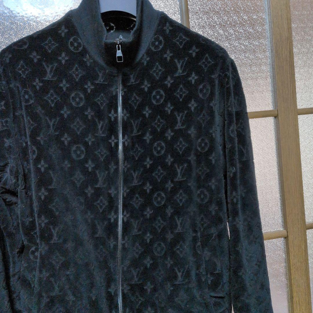 ルイヴィトンモノグラム　ベロアトラックジャケットひぃ