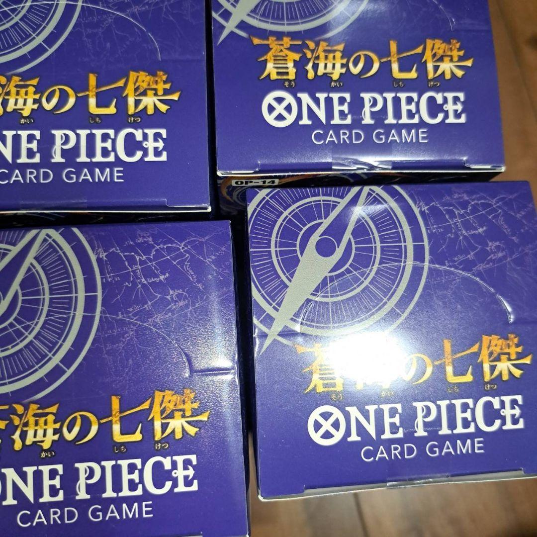 ワンピースカード　蒼海の七傑　テープ付き6BOX