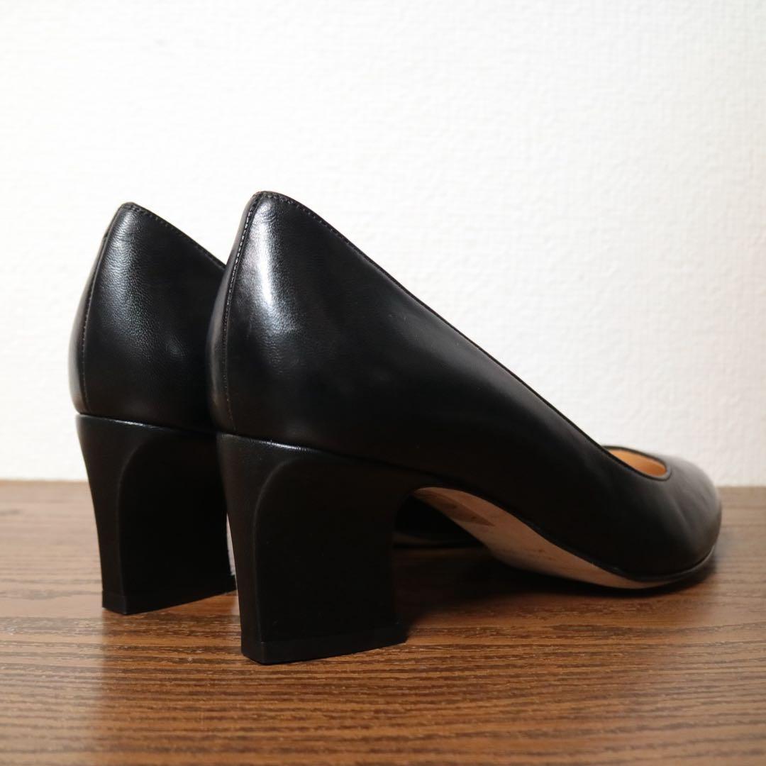 【新品】 銀座ヨシノヤ 極上 プレーンパンプス 伊製 定価5.3万円 高島屋