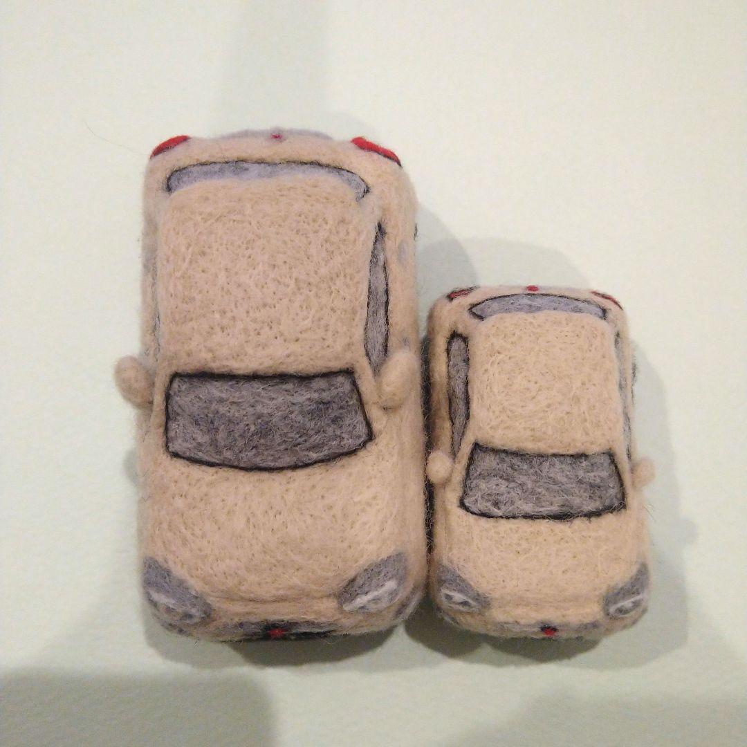 ※レインページ※羊毛フェルトで作る車※