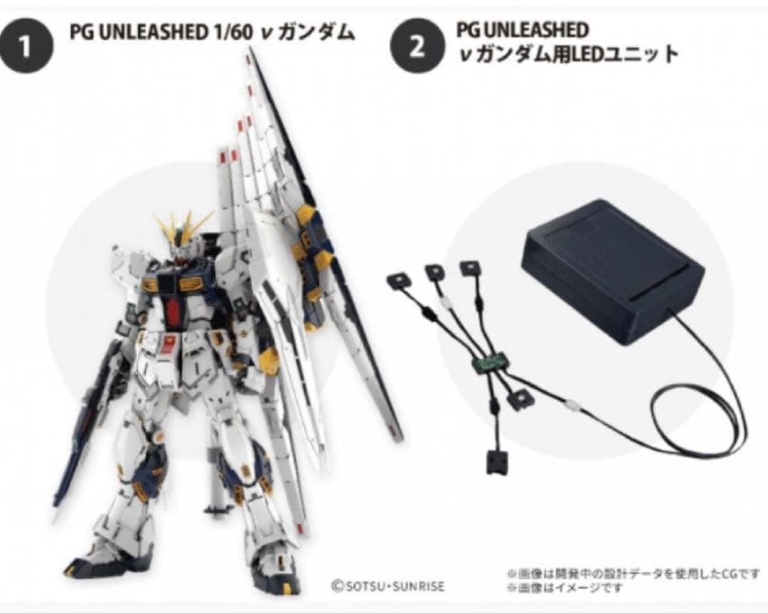 PG UNLEASHED 1/60 ニューガンダム LEDユニット 逆襲のシャア