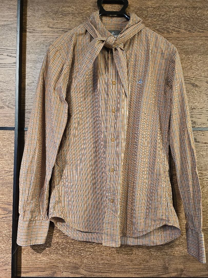 Vivienne Westwood チェック柄長袖シャツ 46