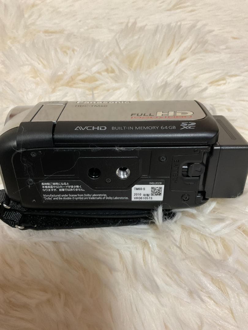 【美品　簡易動作確認済】Panasonic　HDC-TM60　シルバー　ビデオ