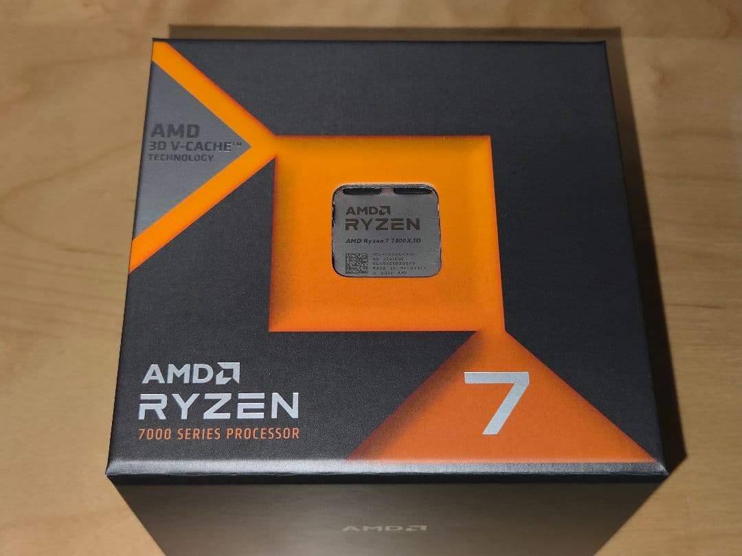 Ryzen 7 7800X3DとX670E Steel Legendのセット