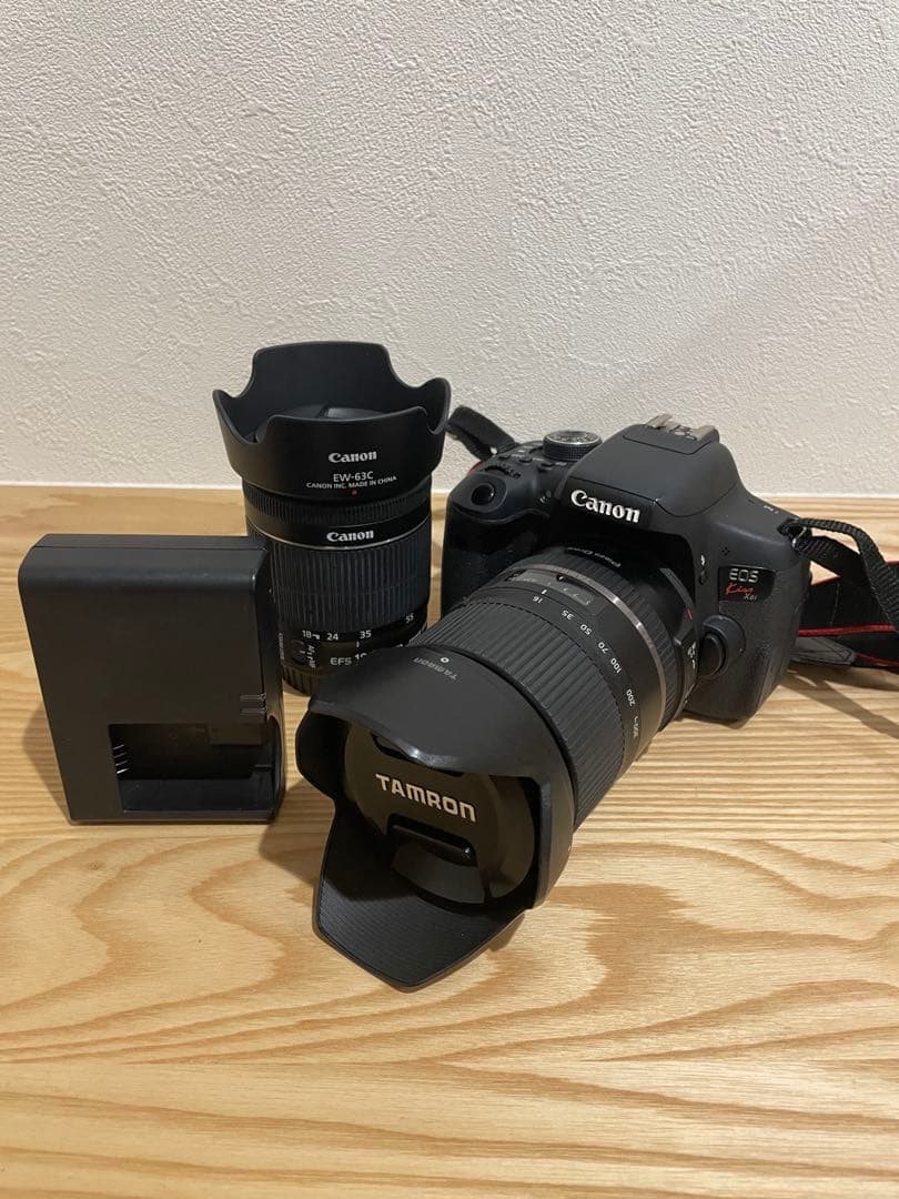 Canon EOS Kiss X7i Tamron16-300mmと純正レンズ