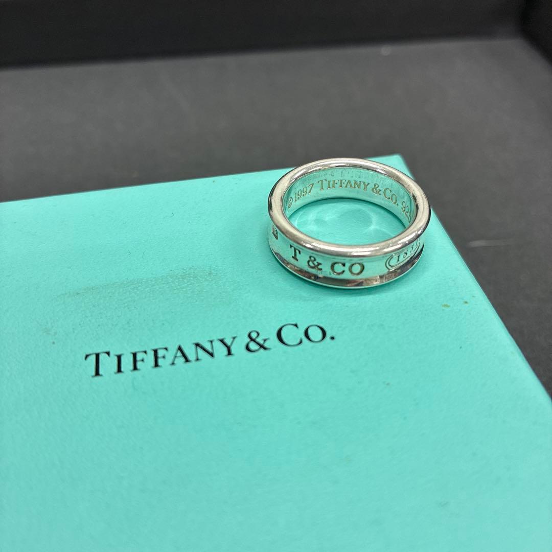 Tiffany & Co. ナロー シルバー リング 16号 箱 保存袋付 美品